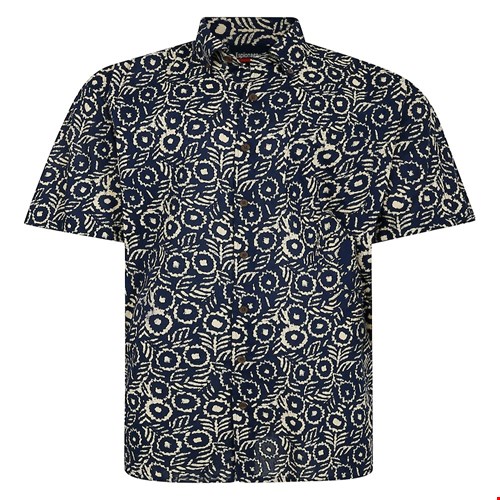 Espionage Abstract Daisy Print S/S Shirt
